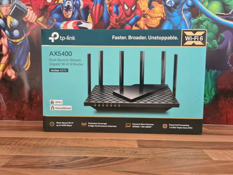 AX73 dual-band HomeShield Wi-Fi6 TP-Link Archer beamforming AX5400 OneMesh Stream Network Router.jpg